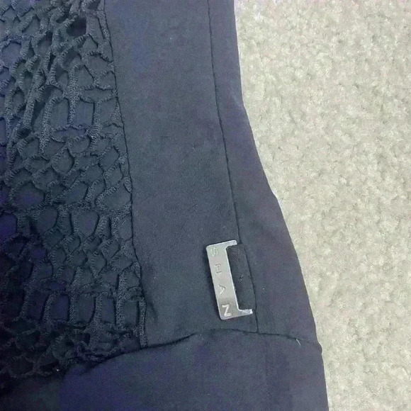 Shan Bandeau one piece swim light foam shelf bra adjustable strap/crochet size 8 - Picture 9 of 10